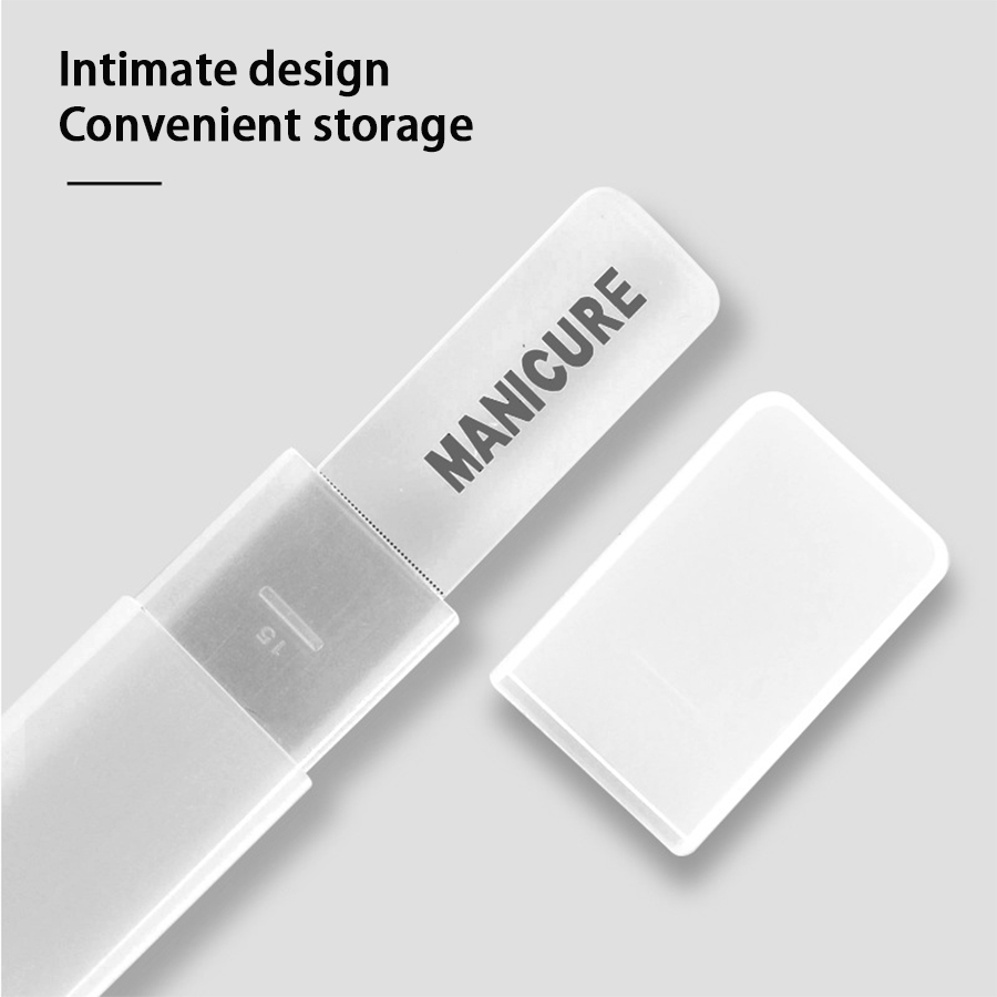 Nano Glass Nail File Transpare - огляд і ціна Nail Art Glossy