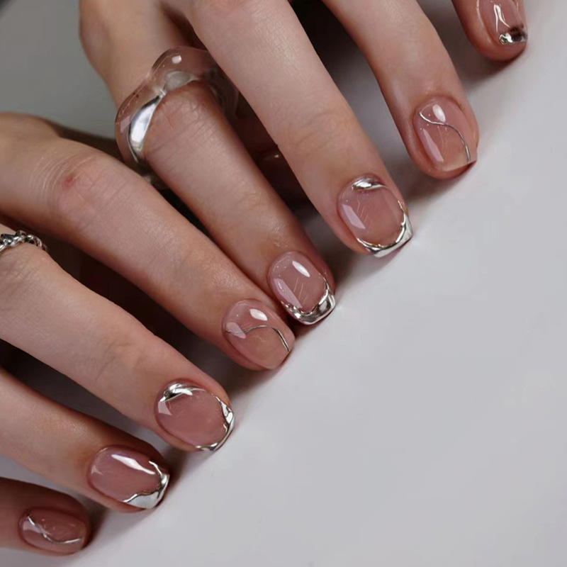 Short fake nails for women gir - огляд і ціна Nail Art Overlay