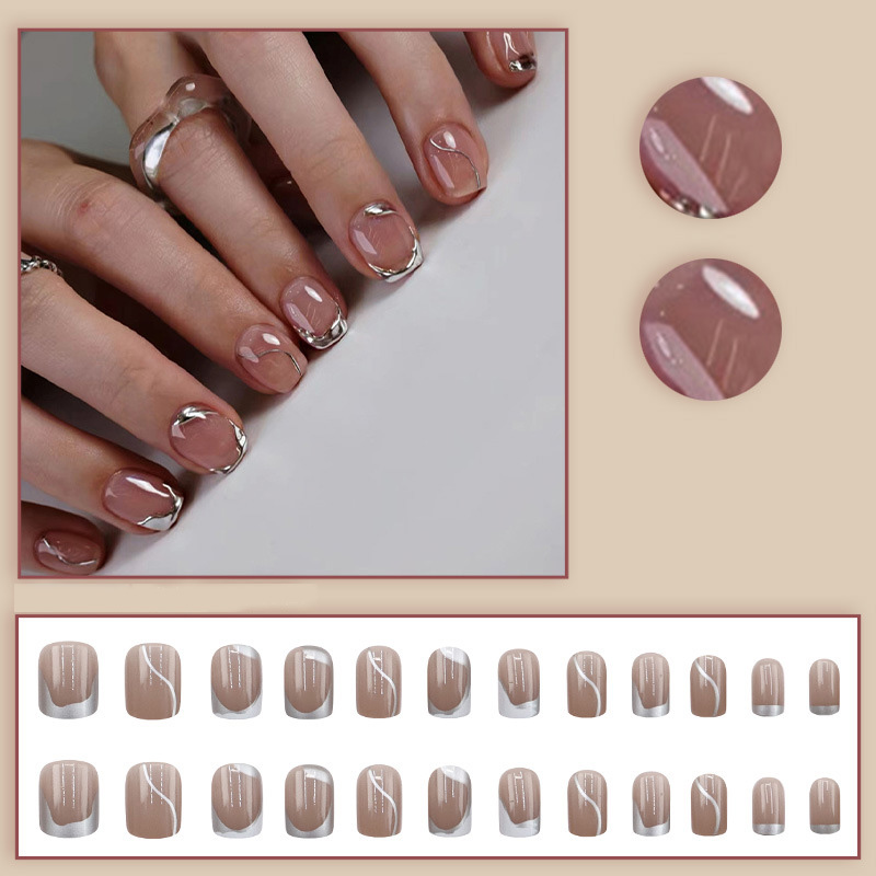 Short fake nails for women gir - огляд і ціна Nail Art Overlay