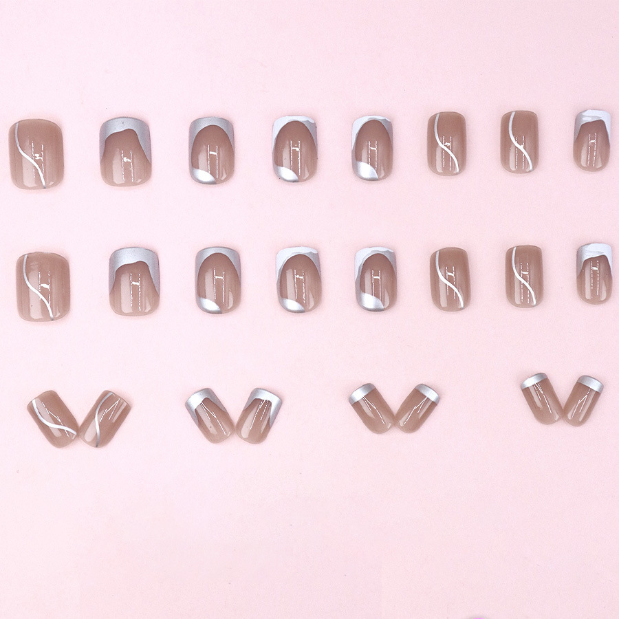 Short fake nails for women gir - огляд і ціна Nail Art Overlay