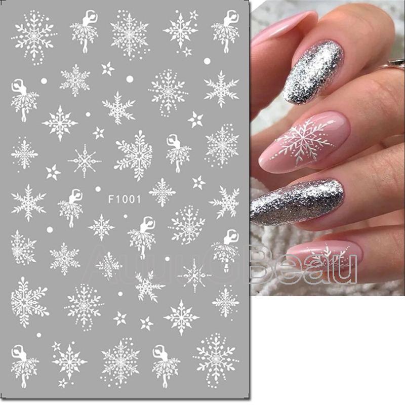 3d Nail Art Stickers Christmas - огляд і ціна Nail Art Xmas Tree