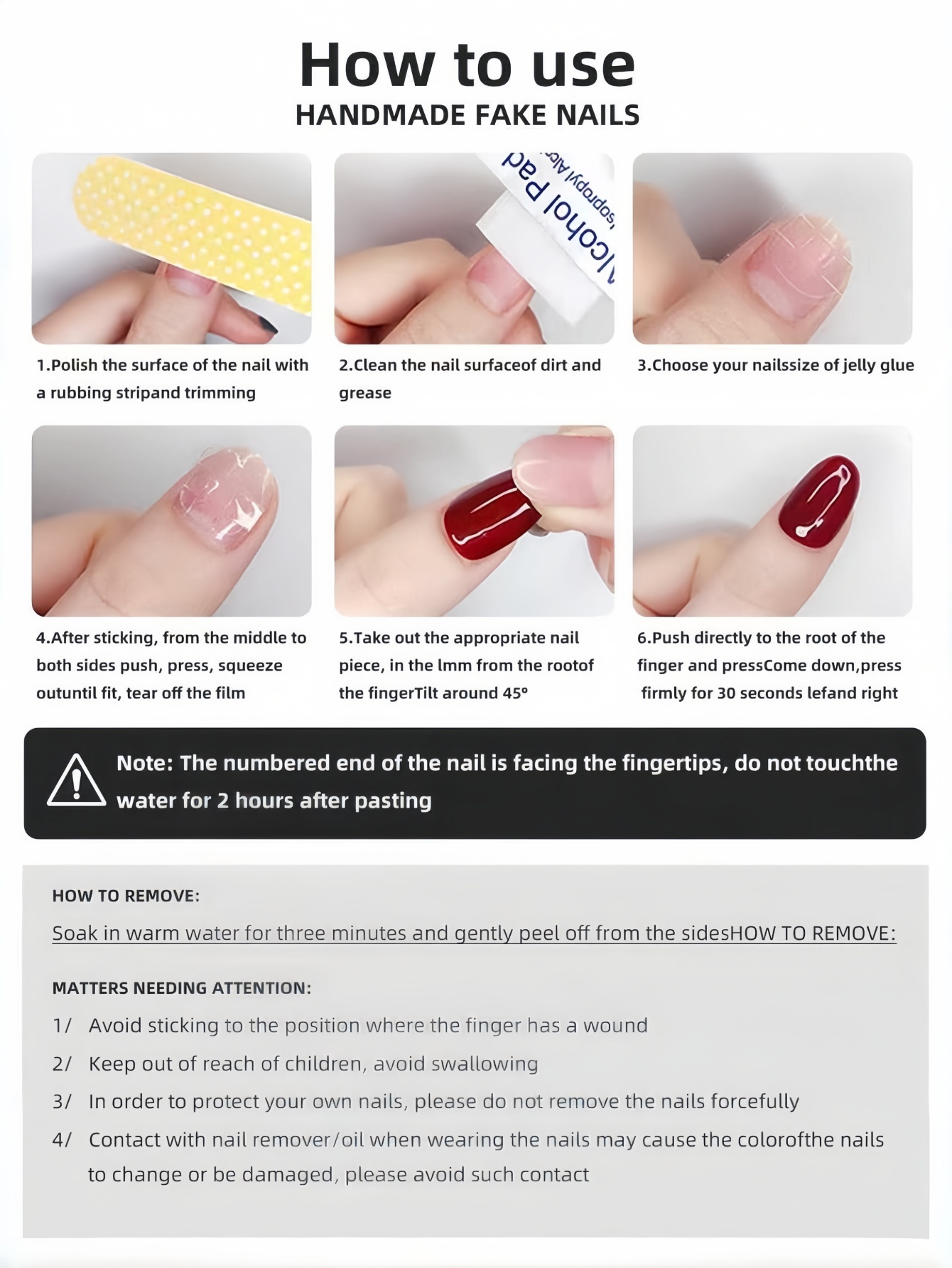 10 Pieces of Short Square-Shap - огляд і ціна Nail Art Overlay