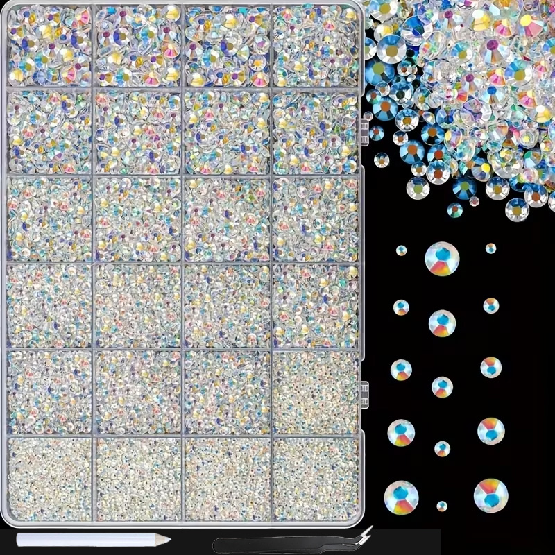 8300PCS Resin Jelly Rhinestone - огляд і ціна Nail Art Jelly