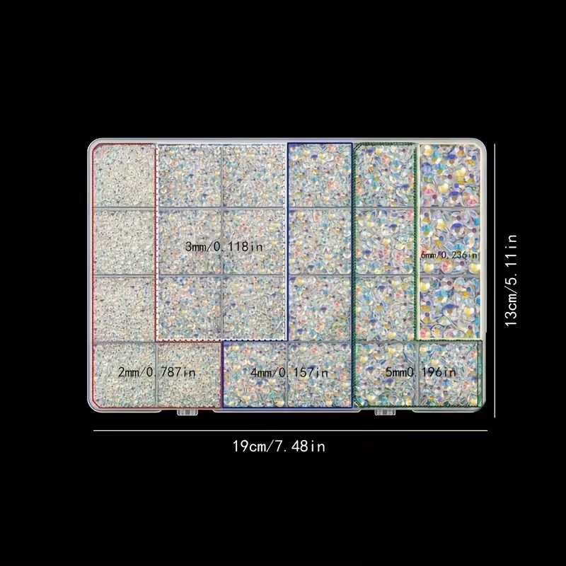 8300PCS Resin Jelly Rhinestone - огляд і ціна Nail Art Jelly