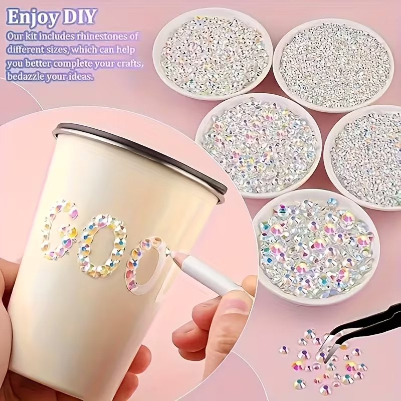 8300PCS Resin Jelly Rhinestone - огляд і ціна Nail Art Jelly