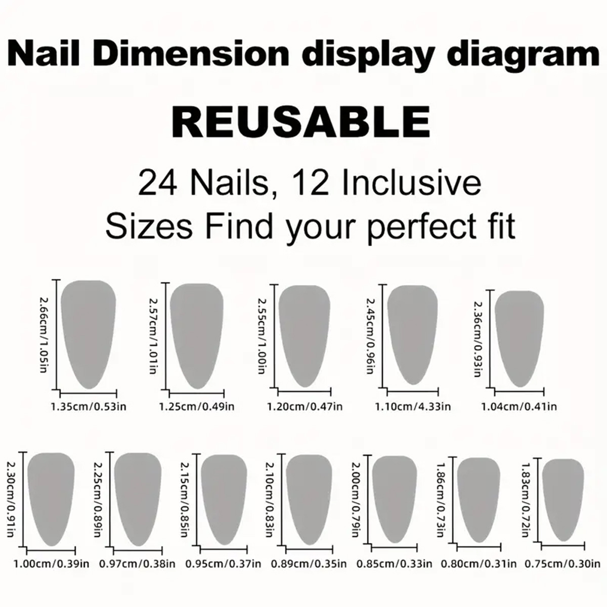 24pcs Almond Press On Nails,Pi - огляд і ціна Nail Art Jelly