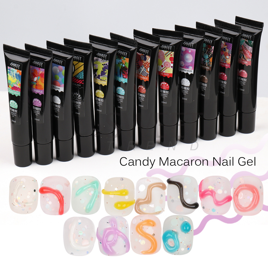 6pcs Jelly Pudding Modeling Na - огляд і ціна Nail Art Jelly