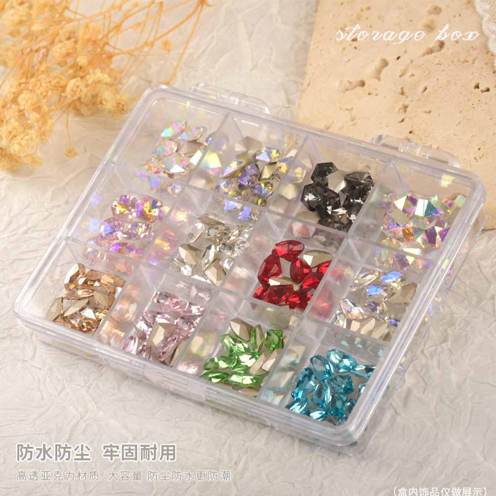 6/12/24grids Empty Clear Plast - огляд і ціна Nail Art Overlay