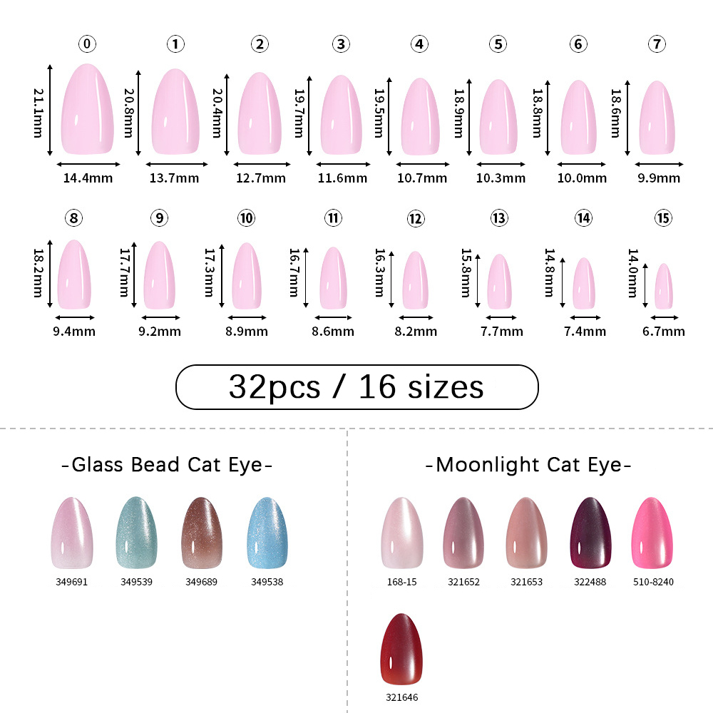 VITAGWX 32pcs Press on Nails A - огляд і ціна Nail Art Overlay