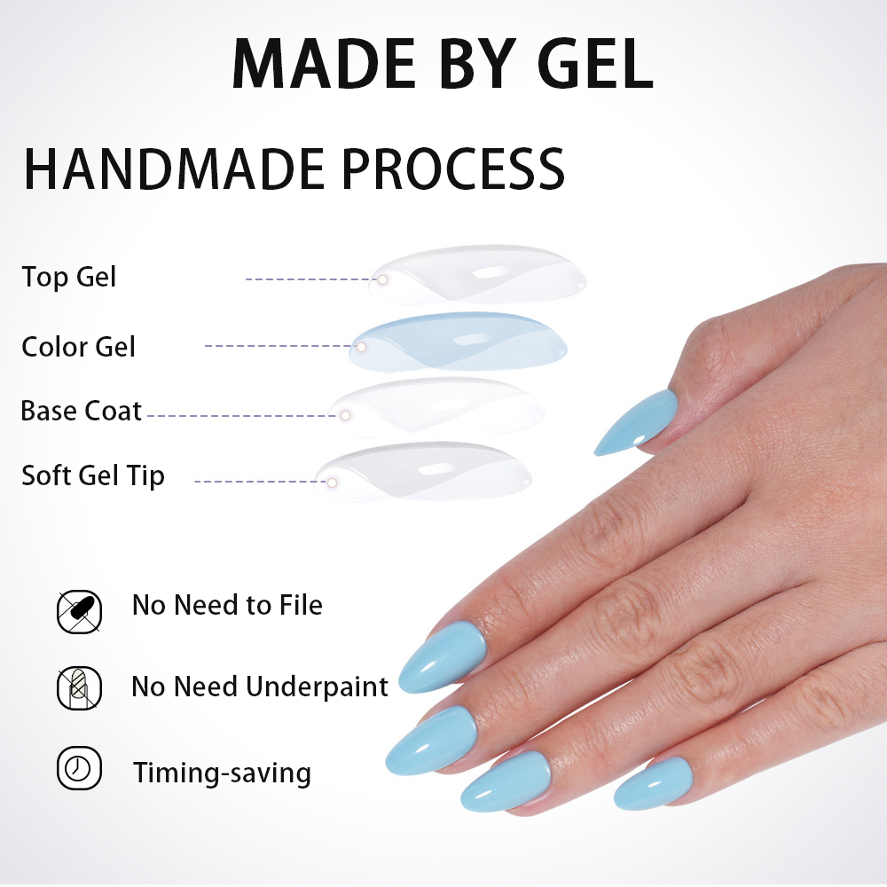VITAGWX 32pcs Press on Nails A - огляд і ціна Nail Art Overlay