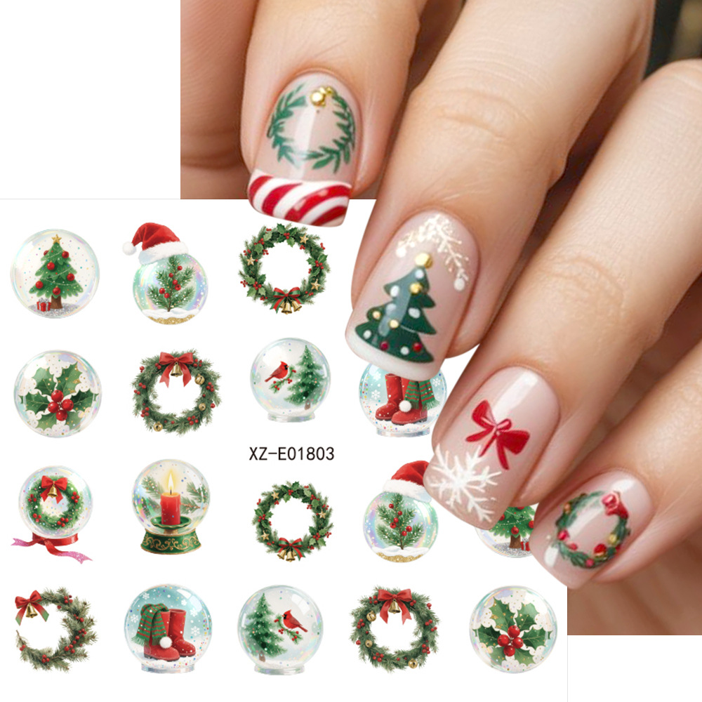 30pcs/set Christmas Nail Art S - огляд і ціна Nail Art Xmas Tree