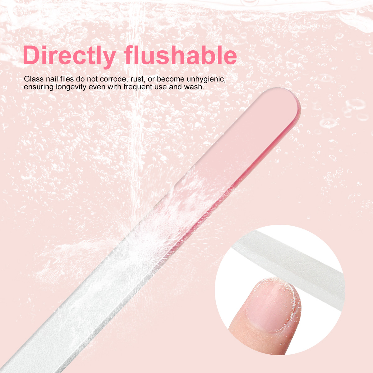 Color Nano Glass Nail File Tra - огляд і ціна Nail Art Glossy