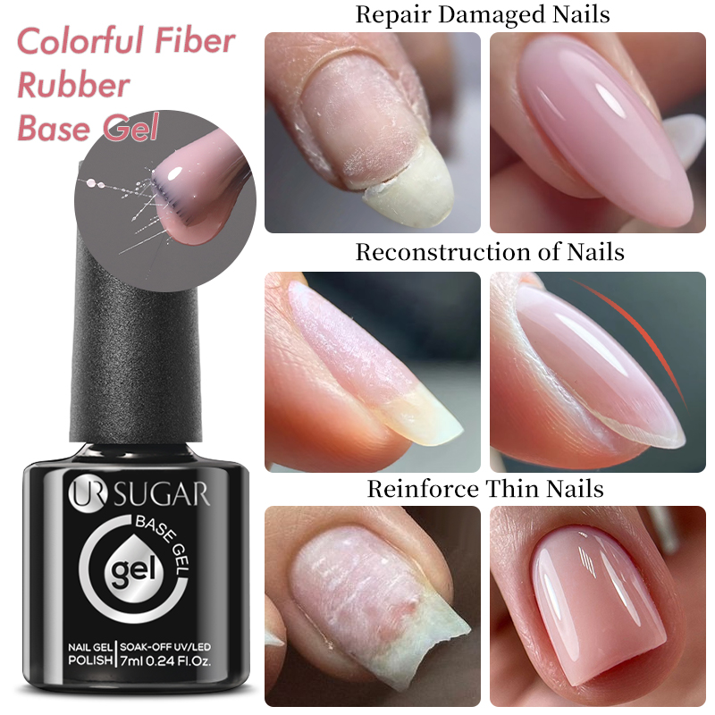 UR SUGAR 7ml Milky Jelly Fiber - огляд і ціна Nail Art Jelly