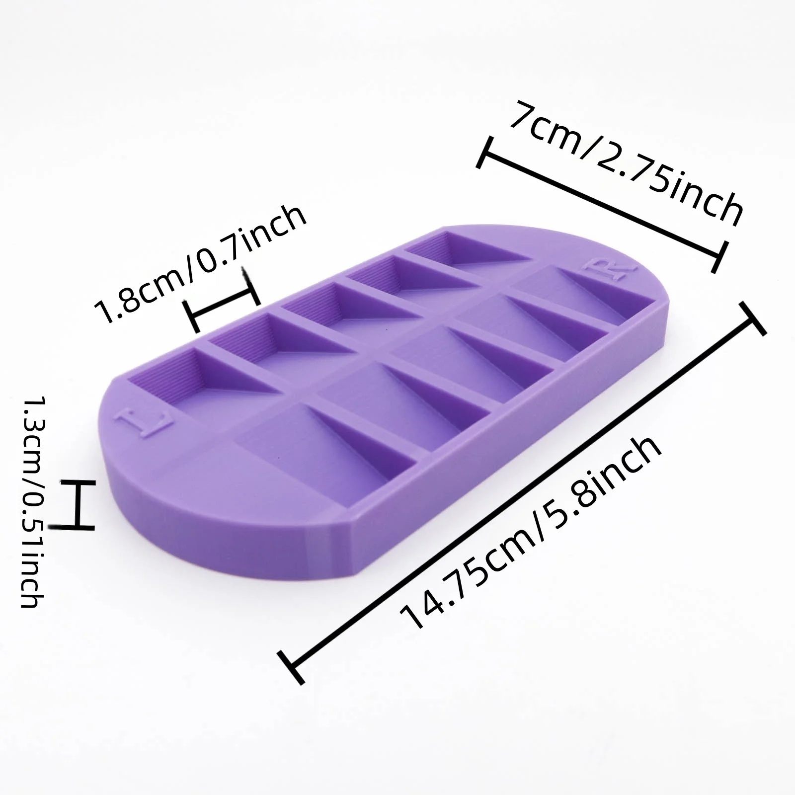 8-Grids Nail Tip Storage Tray  - огляд і ціна Nail Art Overlay