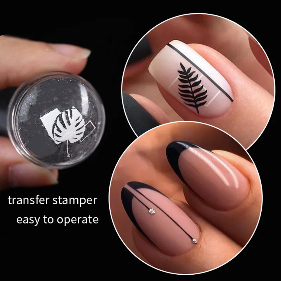 Nail Stamping Plates Pure Clea - огляд і ціна Nail Art Jelly