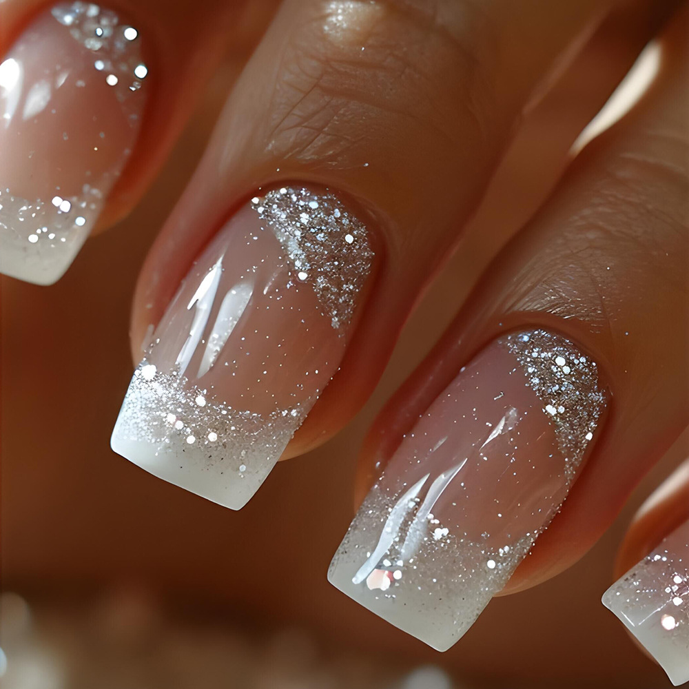 24pcs/set Medium Square fake n - огляд і ціна Nail Art Overlay