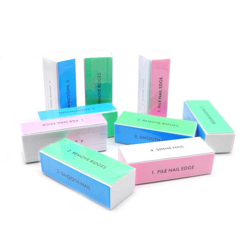 5pcs  Colorful Buffing Block 4 - огляд і ціна Nail Art Glossy