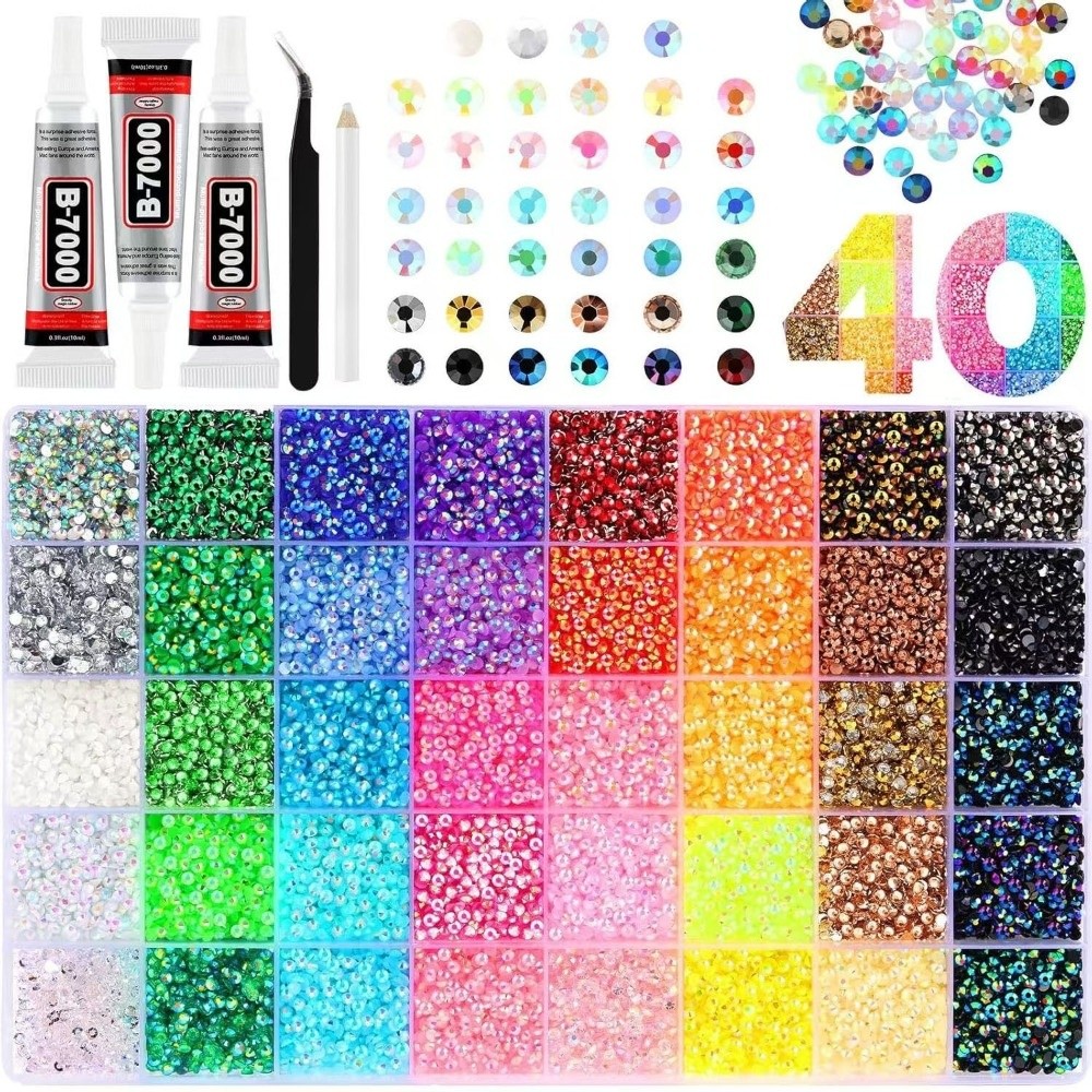Multicolor Resin Rhinestone Ki - огляд і ціна Nail Art Jelly