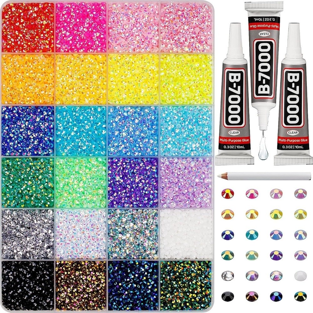 Multicolor Resin Rhinestone Ki - огляд і ціна Nail Art Jelly