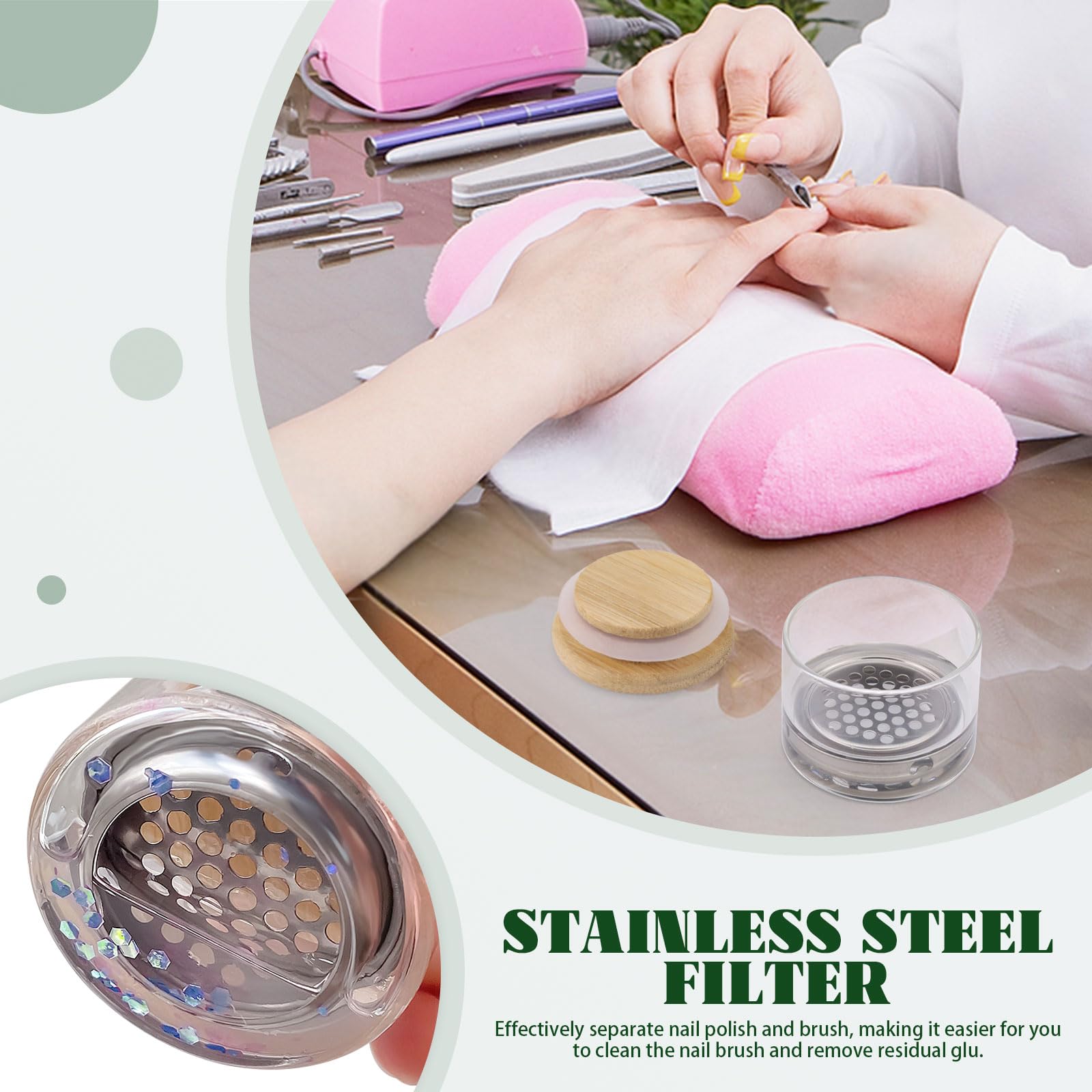 Nail Art Brushes Washing Cup N - огляд і ціна Nail Art Overlay