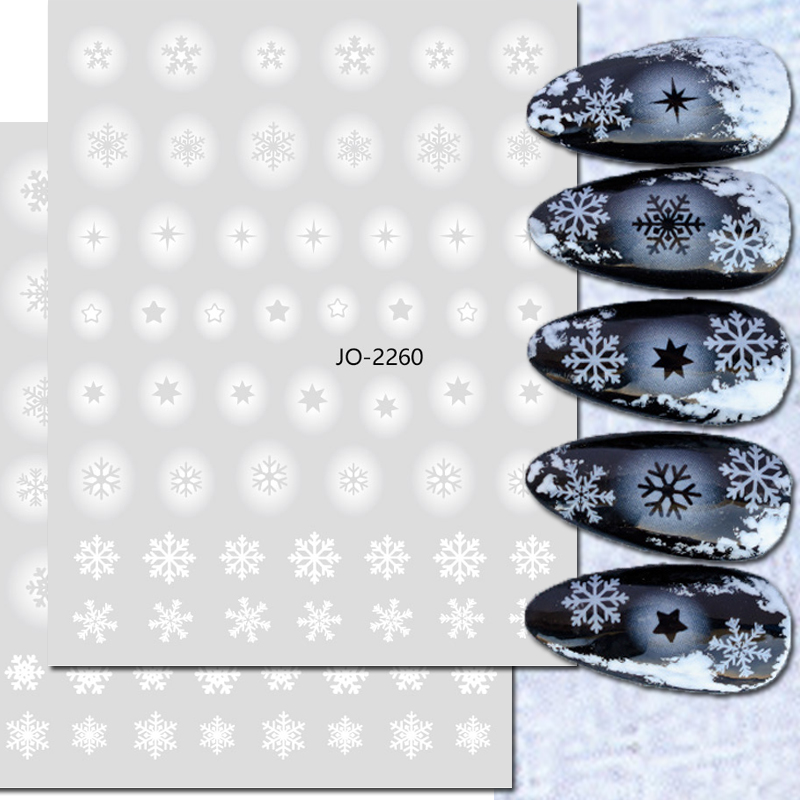 Nail Art 3d Decals White Hollo - огляд і ціна Nail Art Xmas Tree