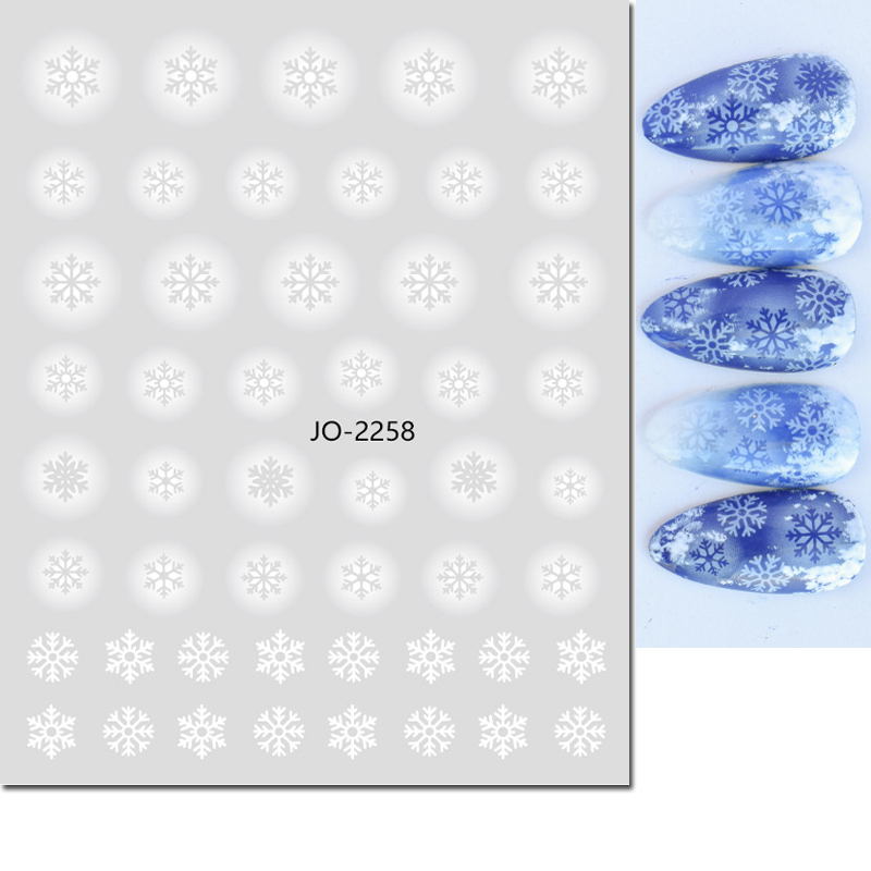 Nail Art 3d Decals White Hollo - огляд і ціна Nail Art Xmas Tree