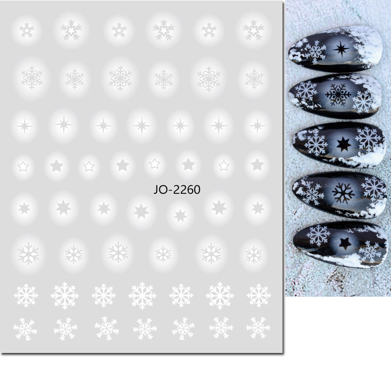 Nail Art 3d Decals White Hollo - огляд і ціна Nail Art Xmas Tree