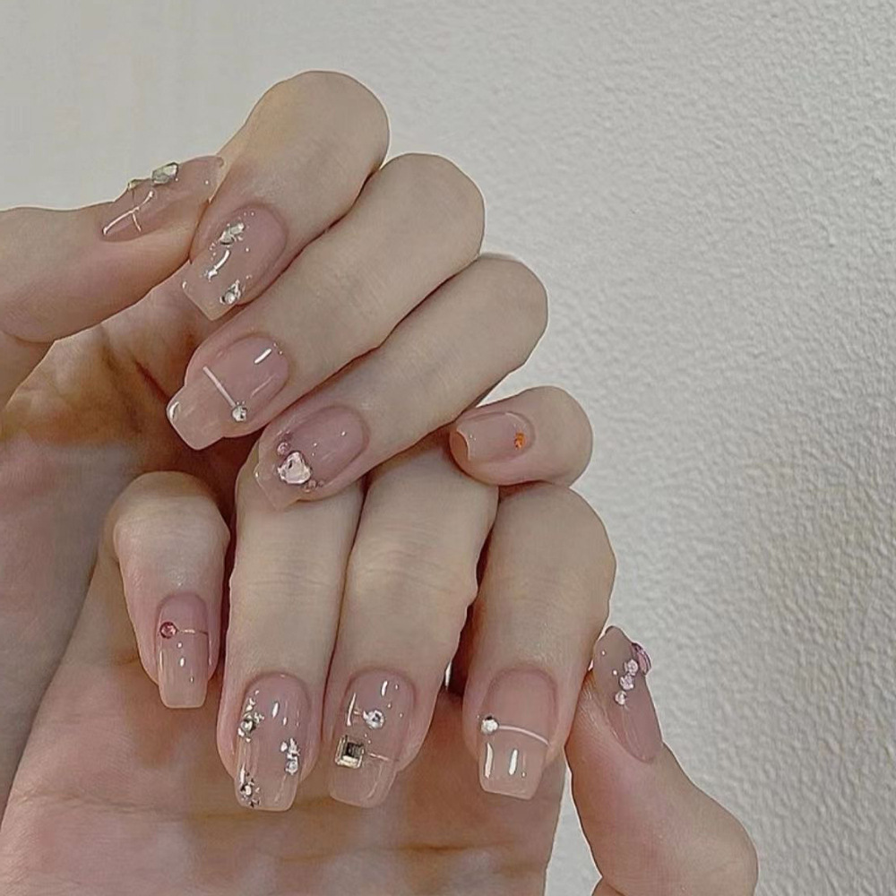 24Pcs Cat's Eye Simple Glitter - огляд і ціна Nail Art Overlay