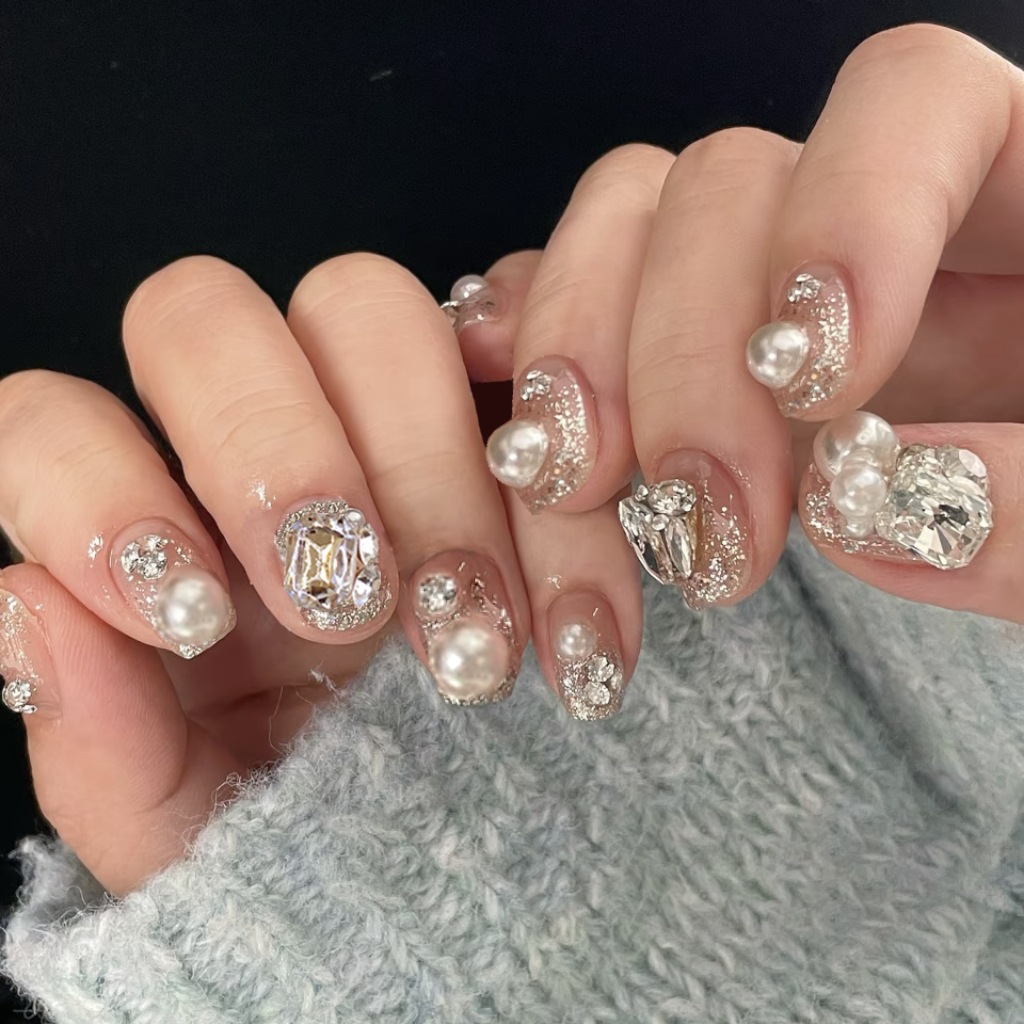 24Pcs Cat's Eye Simple Glitter - огляд і ціна Nail Art Overlay
