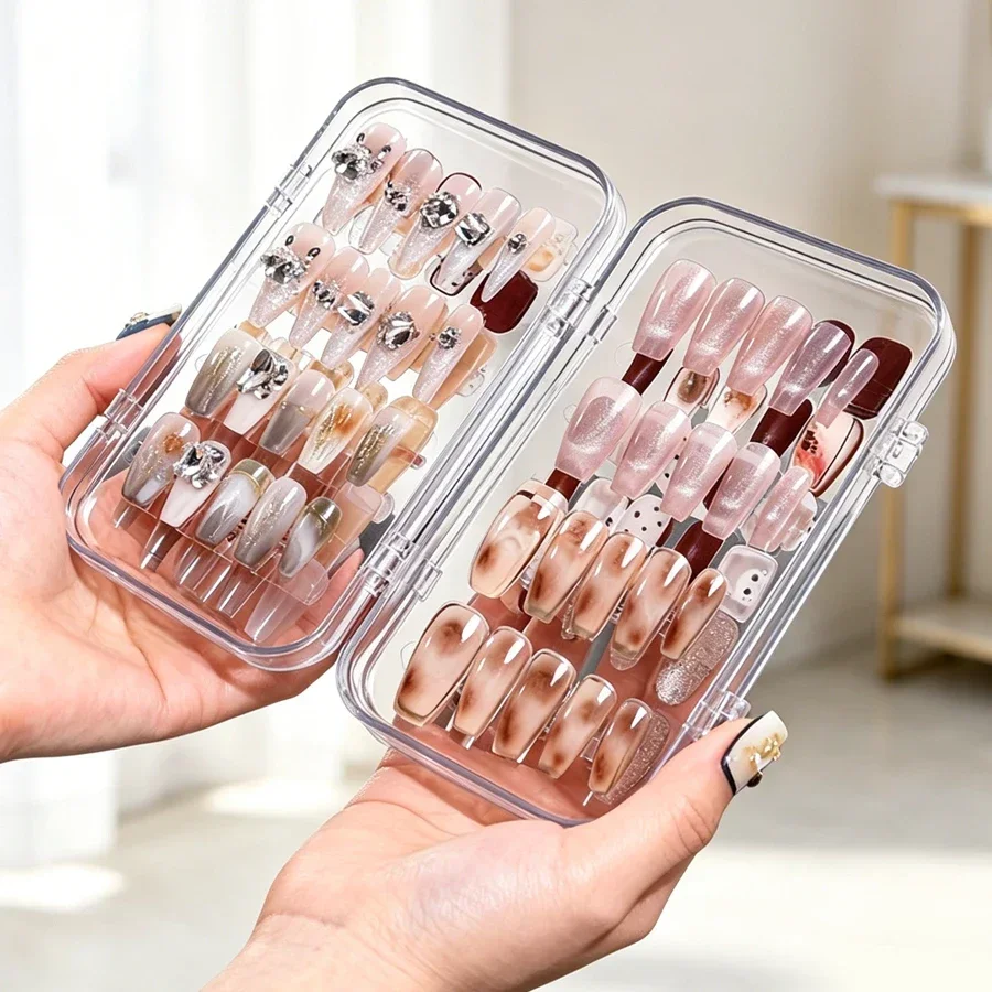Clear Foldable Press On Nail S - огляд і ціна Nail Art Overlay