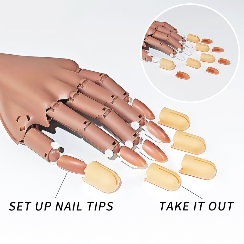 Nail Fake Practice Hand Movabl - огляд і ціна Nail Art Overlay