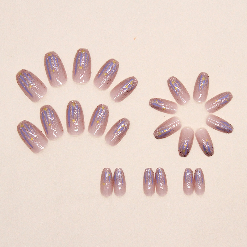 Short fake nails for women gir - огляд і ціна Nail Art Glossy