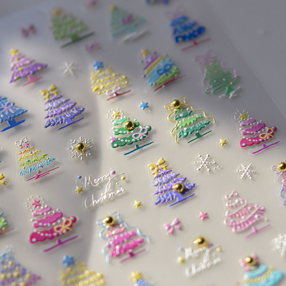 Christmas Nail Art Stickers De - огляд і ціна Nail Art Xmas Tree