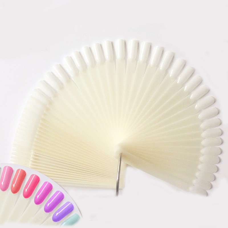 4Color 50pcs False Nail Tips F - огляд і ціна Nail Art Overlay