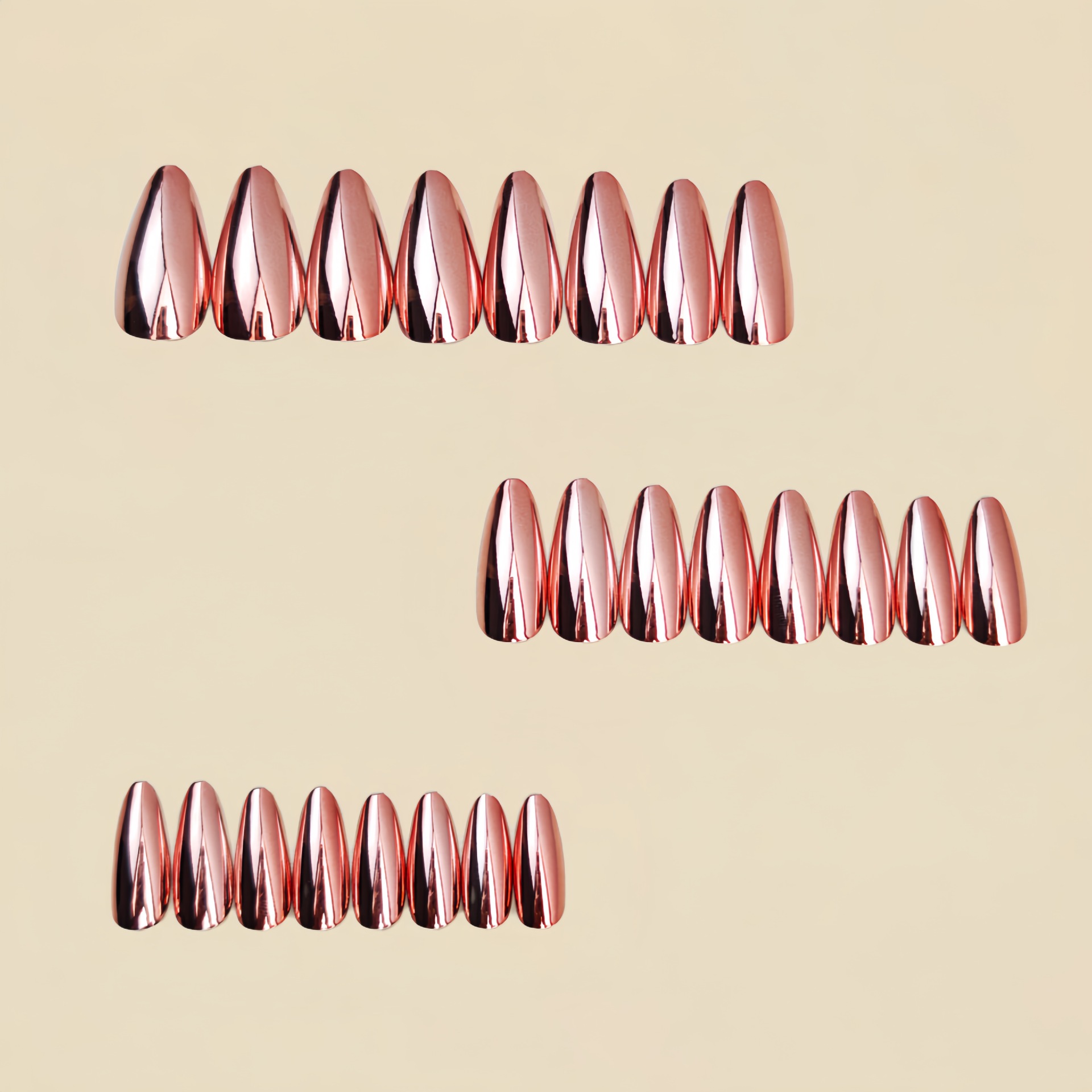 Medium fake nails for women  g - огляд і ціна Nail Art Glossy