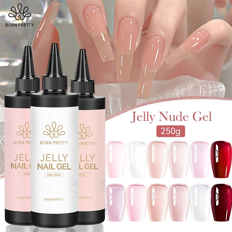 BORN PRETTY 250g Jelly Milky W - огляд і ціна Nail Art Jelly